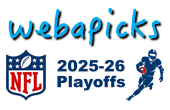Webapicks - 2025–26 NFL Playoffs